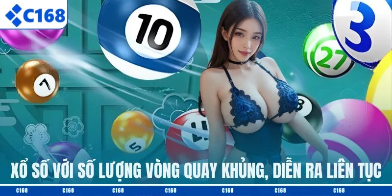 Xổ số với số lượng vòng quay khủng, diễn ra liên tục